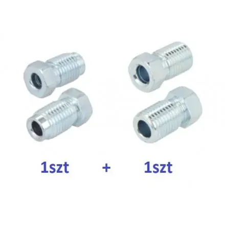 Końcówki, złączki pompy hydraulicznego hamulca ręcznego. Redukcje hydrołapa. Ekspresowa dostawa