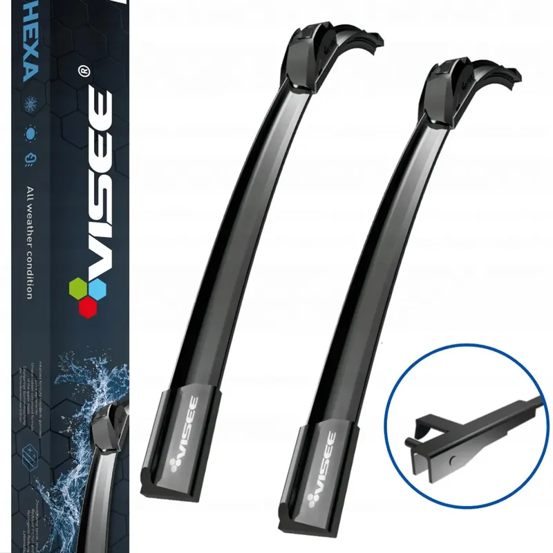 Darmowa dostawa Wycieraczki samochodowe do szyb płaskie zestaw VISEE VOLVO V50 MW 2004-2005