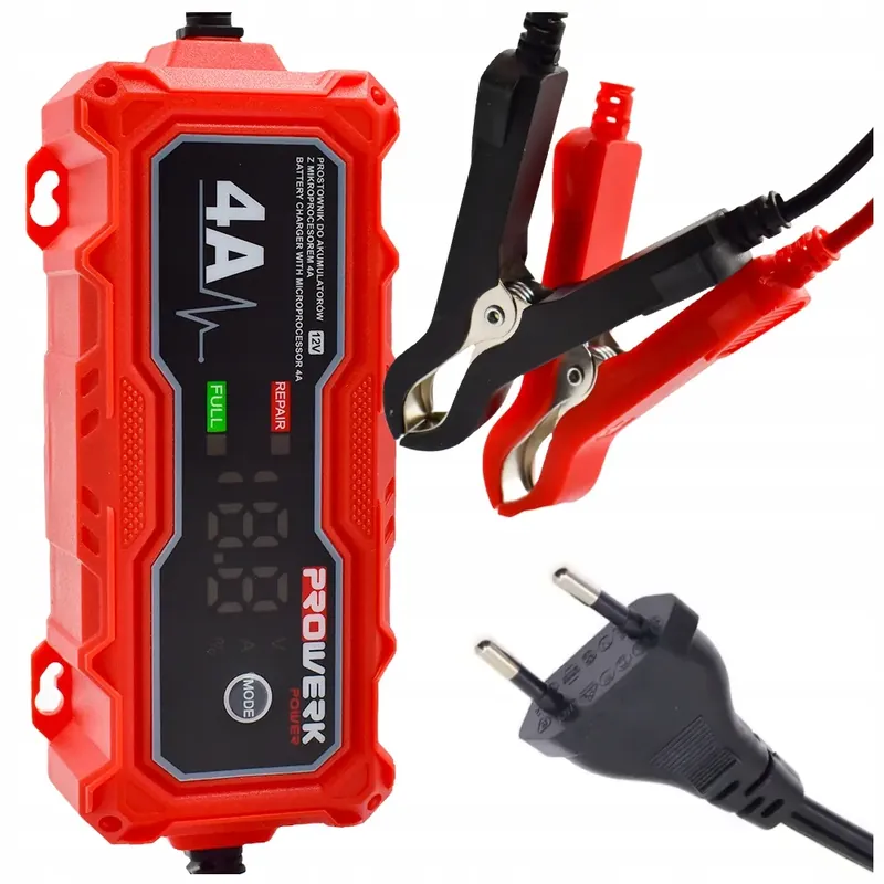 ŁADOWARKA PROSTOWNIK AUTOMATYCZNY DO AKUMULATORA 12V 4A SENA TRYB NAPRAWY Najlepsza cena