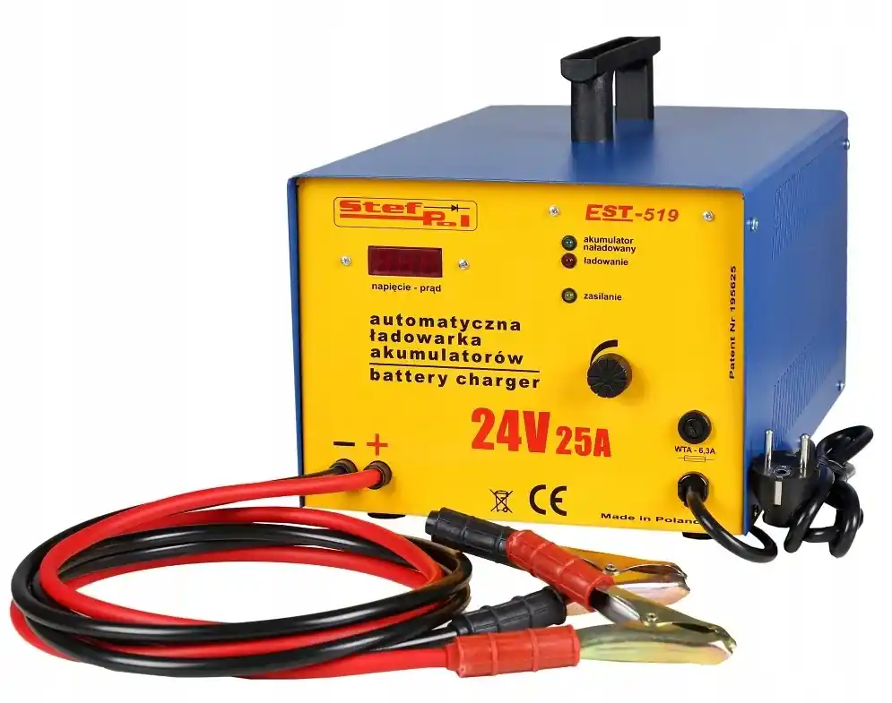 Promocja AUTOMATYCZNA ŁADOWARKA prostownik EST-519 24V 25A