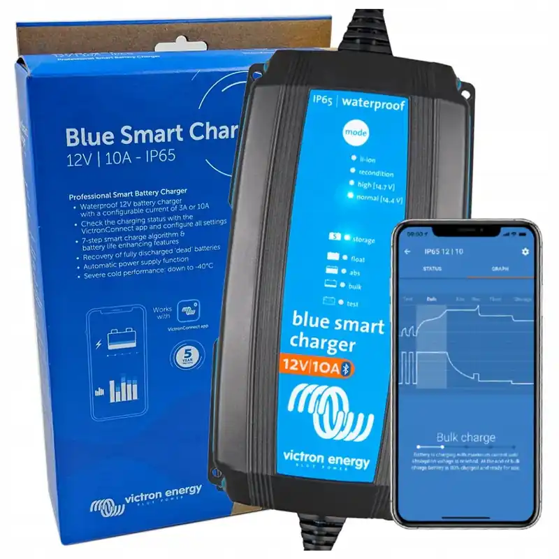 Kup teraz ŁADOWARKA PROSTOWNIK AUTOMATYCZNY Victron Blue Smart IP65 12V 10A Bluetooth