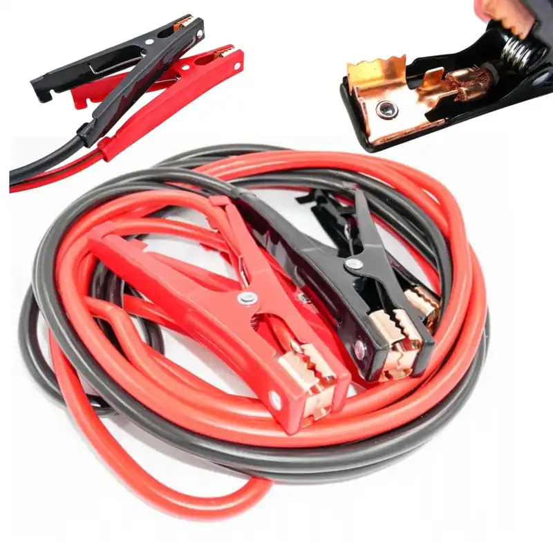 KABLE PRZEWODY ROZRUCHOWE SAMOCHODOWE 600A 4 METRY KROKODYLKI PROSTOWNIK Bezpieczna płatność