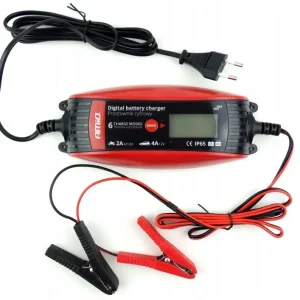 Rabat Prostownik ładowarka LCD 6/12V 4A do akumulatorów żelowych i zwykłych