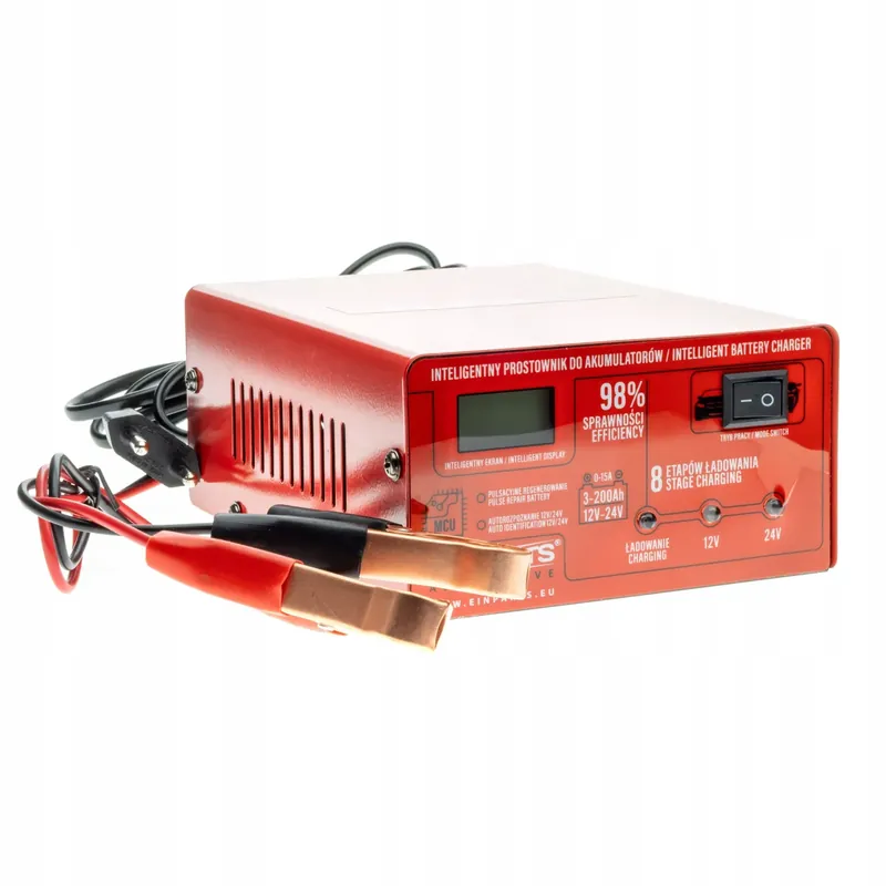 Bezpieczna płatność EPCBC03 PROSTOWNIK 12/24V 15A Z FUNKCJĄ NAPRAWY 8 ETAPÓW ŁADOWANIA