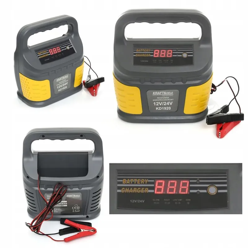 Bezpieczna płatność Kraft Dele KD1920 Prostownik Mikroprocesorowy 12V/24V 60-200Ah