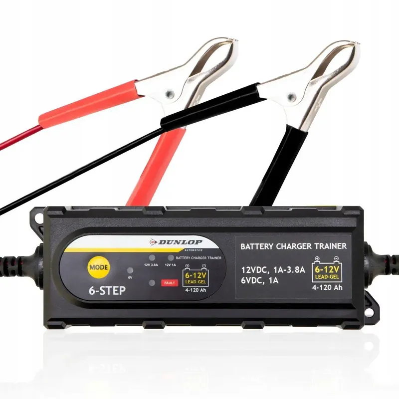 Prostownik Samochodowy DUNLOP do Akumulatorów 6-12V 3,8A Kup teraz
