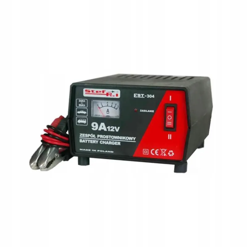 Premium PROSTOWNIK EST-304 12/9A POJ.34AH-90AH STEF