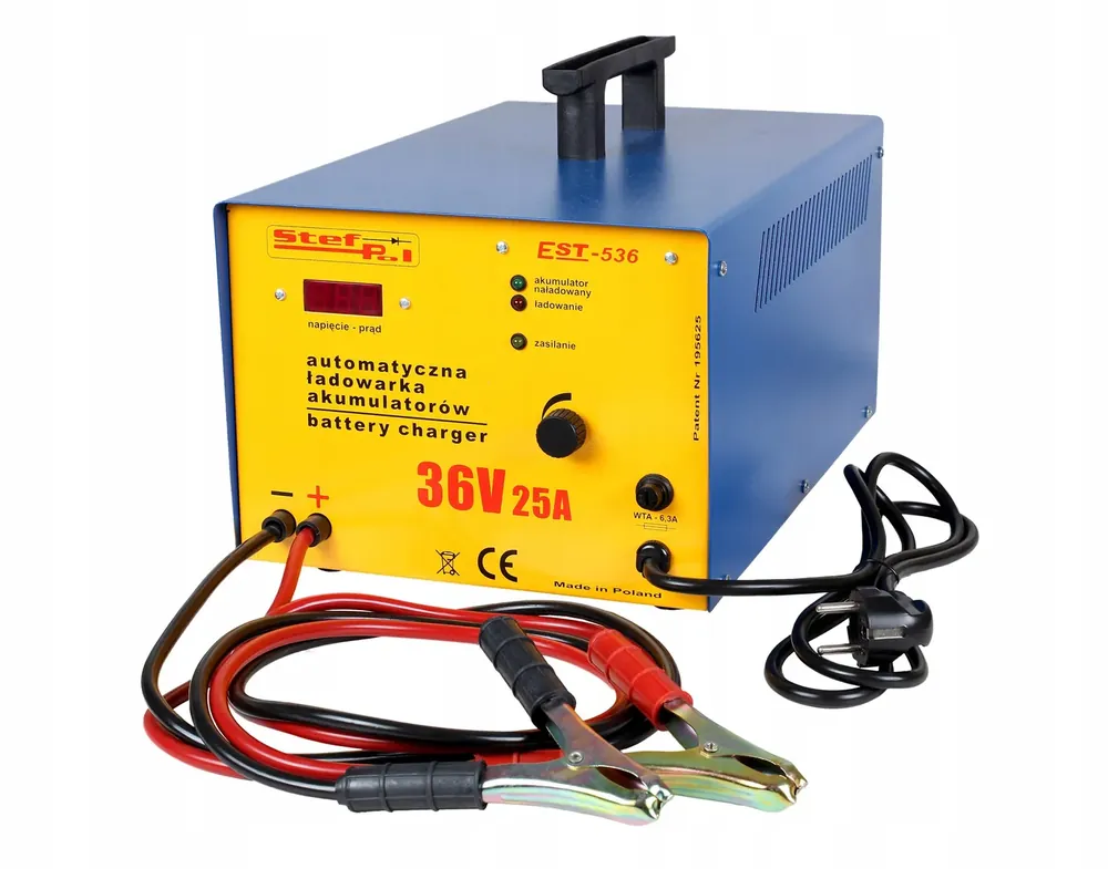 AUTOMATYCZNA ŁADOWARKA prostownik EST 536 36V 25A Najlepsza cena