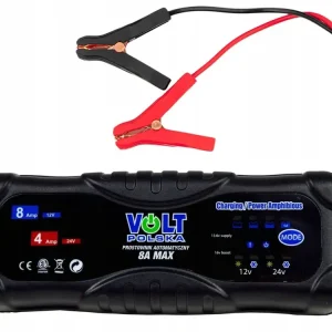 Ekspresowa dostawa PROSTOWNIK AKUMULATOROWY MIKROPROCESOR 12V 24V VOLT POLSKA 8A LED AGM GEL