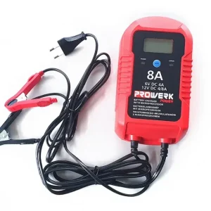 Ładowarka prostownik 12V 6V 40-240 Ah LCD 8A PROWERK Power Ostatnia szansa