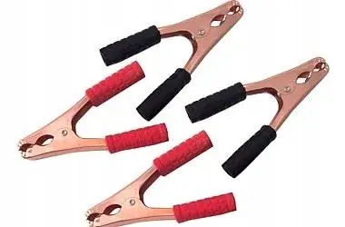 Wysoka jakość ZACISKI DO KABLI ROZRUCHOWYCH 4x KROKODYLKI