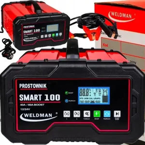 Najlepsza cena Prostownik INWERTOROWY z rozruchem 100A WELDMAN SMART 100 12/24V 40/20A