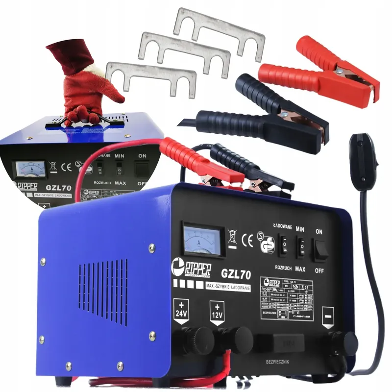 PROSTOWNIK Z ROZRUCHEM ŁADOWARKA GZL-70 FAST CHARGE + ROZRUCH 12V/24V 500AH Oferta