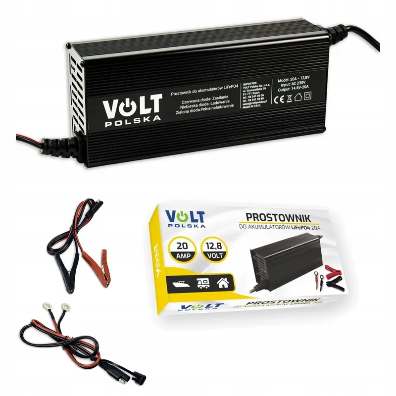 Rabat PROSTOWNIK ŁADOWARKA DO AKUMULATORA LIFEPO4 20A