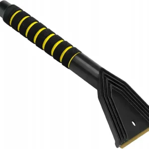 Autentyczny ToM-PaR SKROBACZKA MOSIĘŻNA SZYB LODU mosiężnym ostrzem BEZ ZARYSOWAŃ 30cm