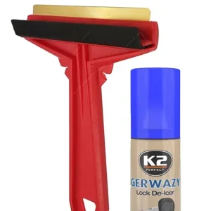 Skrobaczka murska z mosiężnym ostrzem krótka i odmrażacz do zamków Darmowa dostawa