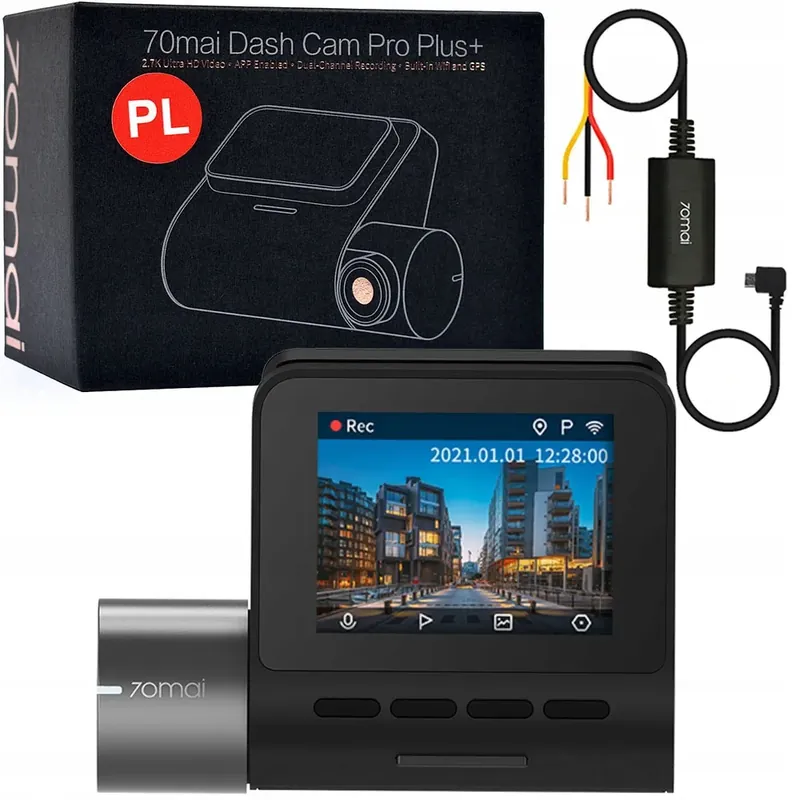 Kamera samochodowa 70mai PRO++ A500S+ ADAPTER UP02 Wyprzedaż