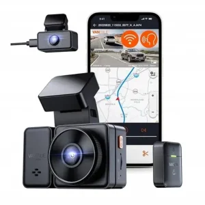 Wideorejestrator Vantrue E3 3ch przód tył wnętrze Darmowa dostawa