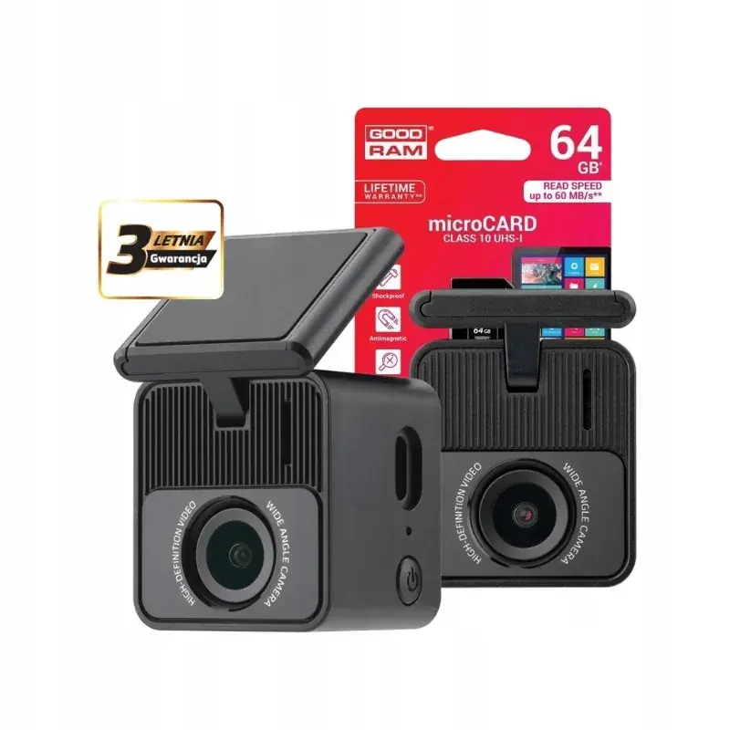 Kup teraz Wideorejestrator Mio MiVue J20 dyskretna kamera FHD Wi-Fi + karta 64GB