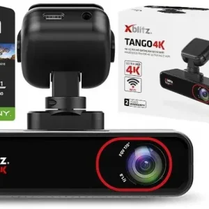 Bezpieczna płatność Kamera samochodowa wideorejestrator auto XBlitz Tango 4K WiFi+ karta 64GB