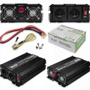 Nowość PRZETWORNICA napięcia IPS 2600N 12V 230V 1300 / 2600W + USB Volt Polska