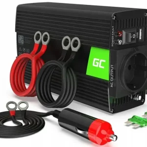 Przetwornica GREEN CELL 12V na 230V 500W/1000W Tylko dziś