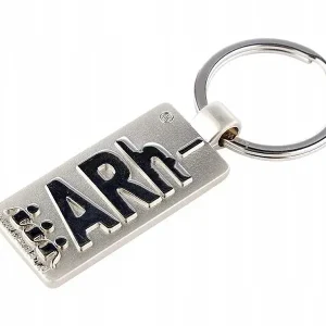 Metalowy brelok z symbolem grupy krwi ARh- Nowość