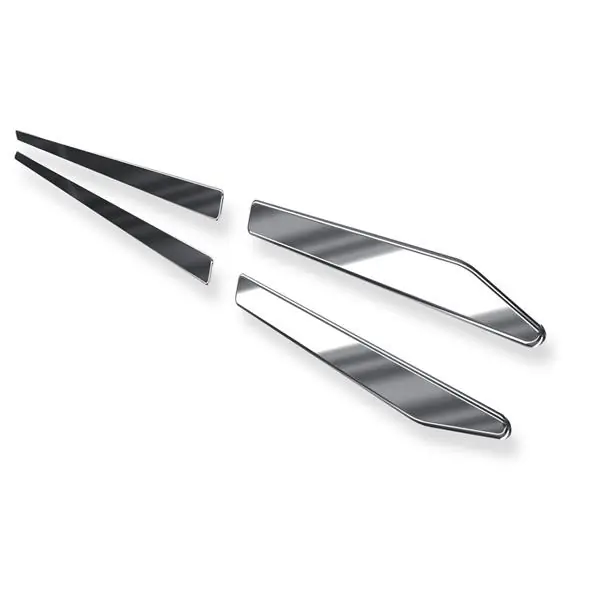 Autentyczny Stalowe listwy boczne do Citroen C5 Aircross SUV (5 drzwi) - (2017-2022) - Croni - W - srebrny (połysk)