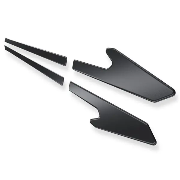 Bezpieczna płatność Stalowe listwy boczne do Citroen C4 Grand Picasso II Minivan (5 drzwi) - (2013-2016) - Croni - Y - czarny (skórka pomarańczy)