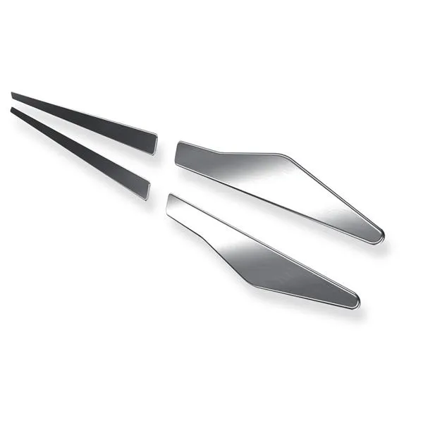 Autentyczny Stalowe listwy boczne do Kia Ceed II JD Kombi (5 drzwi) - (2012-2018) - Croni - X - srebrny (mat)