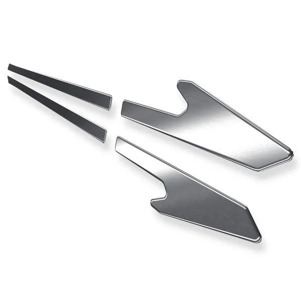 Bezpieczna płatność Stalowe listwy boczne do Hyundai Tucson I SUV (5 drzwi) - (2004-2009) - Croni - Y - srebrny (mat)