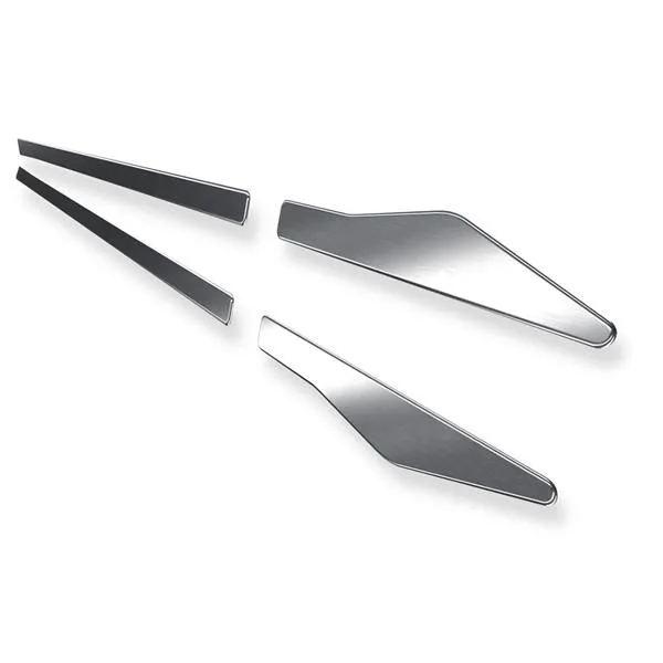 Autentyczny Stalowe listwy boczne do Seat Ibiza V Hatchback (5 drzwi) - (2017-....) - Croni - V - srebrny (mat)