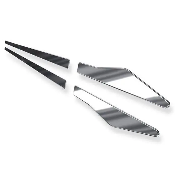 Bezpieczna płatność Stalowe listwy boczne do Kia Optima IV Sedan (4 drzwi) - (2015-2019) - Croni - X - srebrny (połysk)