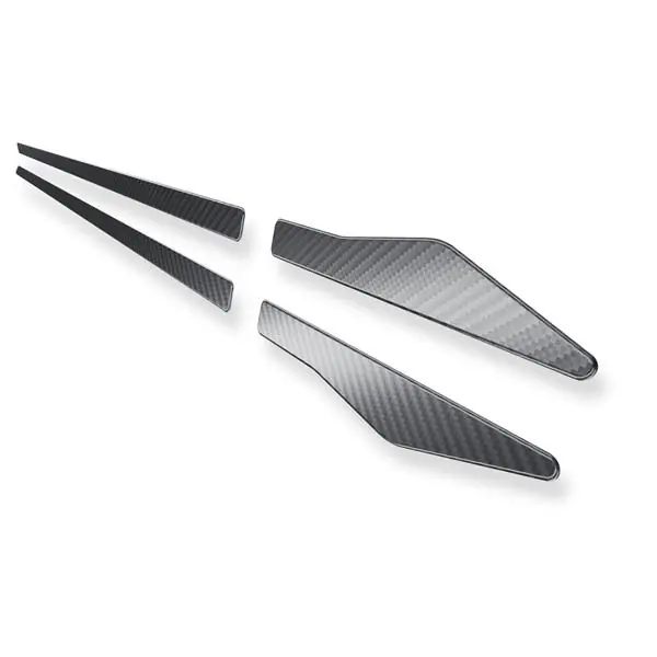 Autentyczny Stalowe listwy boczne do Suzuki Vitara II SUV (5 drzwi) - (2015-....) - Croni - X - czarny (folia carbon)