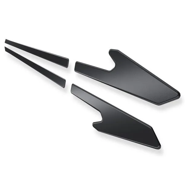 Bezpieczna płatność Stalowe listwy boczne do Renault Megane IV Grandtour (5 drzwi) - (2016-....) - Croni - Y - czarny (skórka pomarańczy)