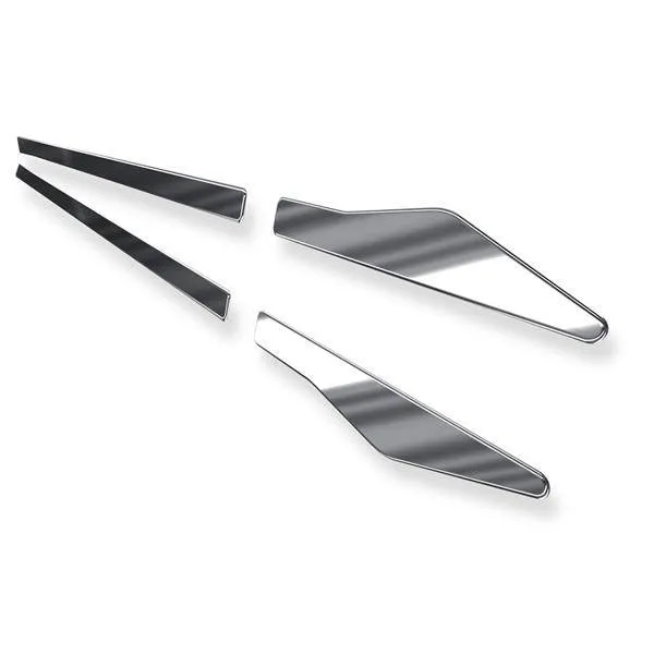 Bezpieczna płatność Stalowe listwy boczne do Kia Sportage III SL SUV (5 drzwi) - (2010-2015) - Croni - V - srebrny (połysk)