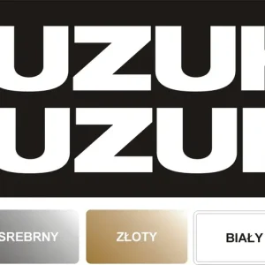 2szt napis SUZUKI 15cm naklejki motocykl quad samochód Tuning YESS Naklejki Wyprzedaż