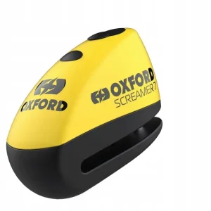 Wyprzedaż Blokada Tarczy Hamulcowej Screamer XA7 OXFORD LK290 z Alarmem Kolor Żółty