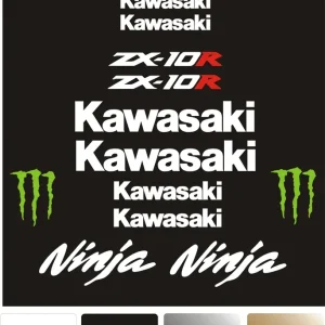 KAWASAKI NINJA ZX-10R naklejki na motocykl YESS Naklejki Najlepsza cena