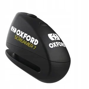 Oryginalny Blokada Tarczy Hamulcowej Screamer XA7 OXFORD LK289 z Alarmem Kolor Czarny