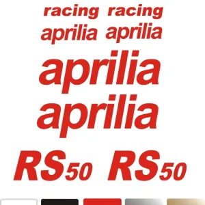 Aprilia RS50 naklejki tuningowe na motocykl YESS Naklejki Ekspresowa dostawa