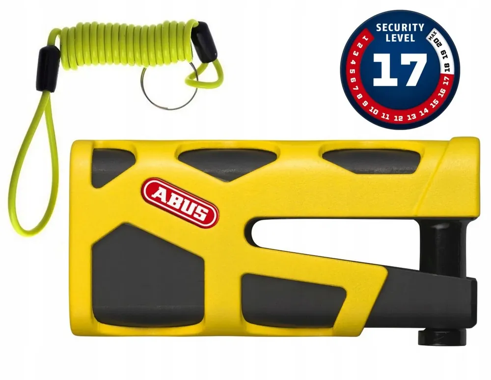 Blokada tarczy ABUS GRANIT SLEDG Grip SL /17/ yellow Ekspresowa dostawa