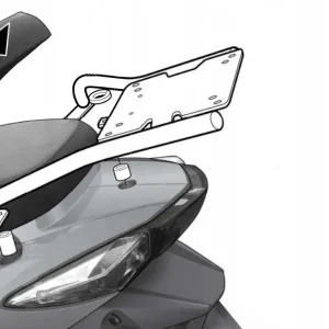 Autentyczny Stelaż pod kufer centralny Shad do Kymco Agility 50 R12 2T RS, Agility 50 R