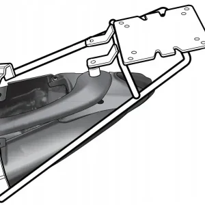 Tani Stelaż pod kufer centralny Shad do Keeway RKS 125, RKS 125 Sport / KSR-Moto