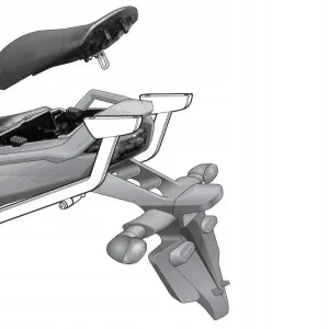 Stelaż pod kufer centralny Shad do Yamaha FZ1 1000 N, FZ1 1000 NA ABS, FZ1 Niska cena