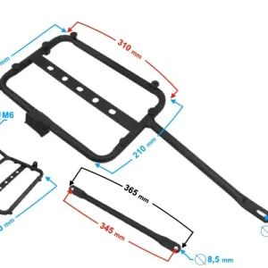 Wsporniki Kufrów Kpl. Hyper 125 Rabat