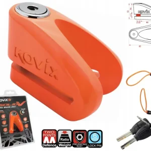 Blokada tarczy hamulcowej KOVIX KVZ1 Pomarańczowa Kup teraz