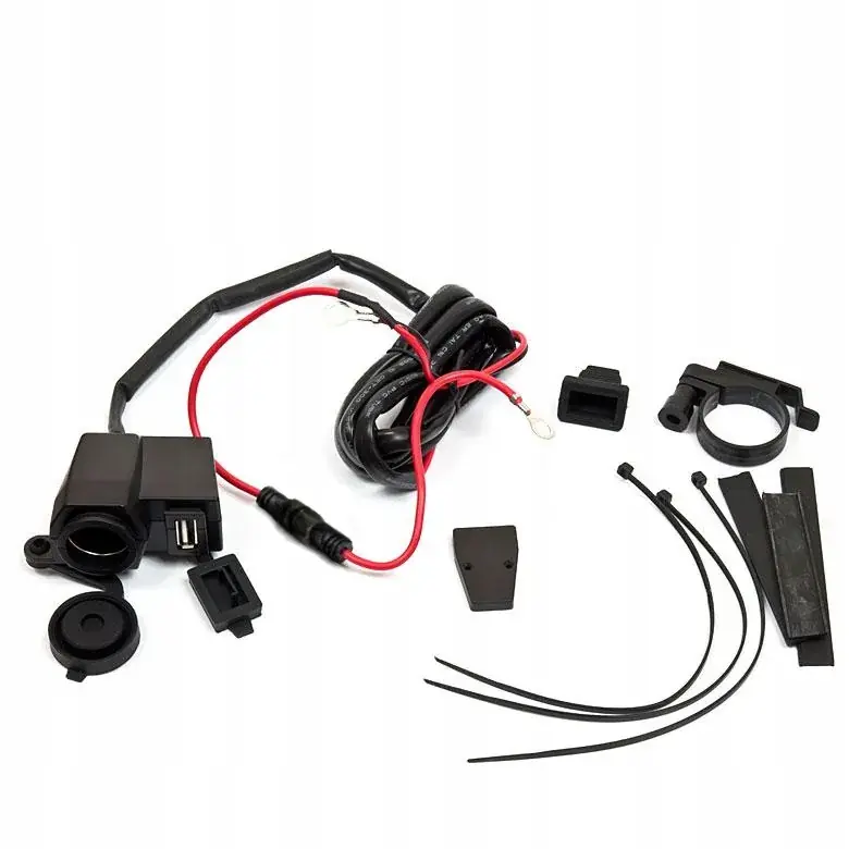 GNIAZDO USB ZAPALNICZKA ŁADOWARKA MOTOCYKLOWA Promocja