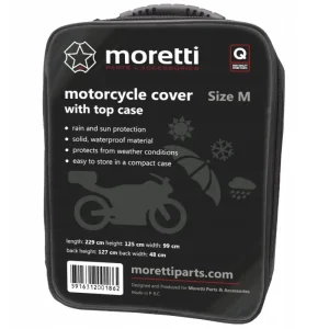 Autentyczny Pokrowiec Na Motocykl Motocyklowy z kufrem M Moretti Wodoodporny Skuter