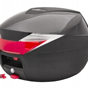 Zamów teraz Kufer Moretti, MR-713, 30l, Czarny, czerwony odblask